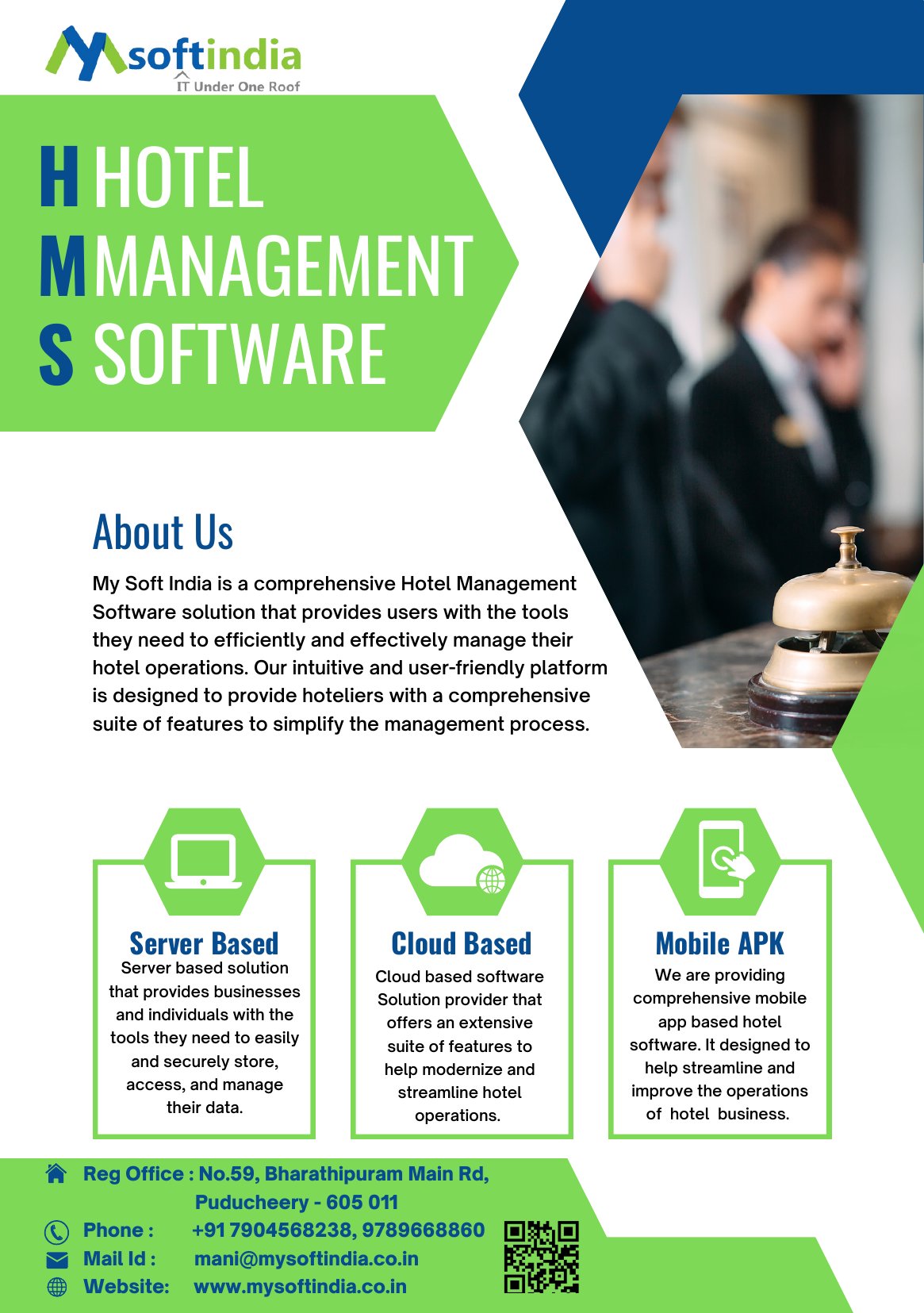 MySoft India Hotel Management Software brochure